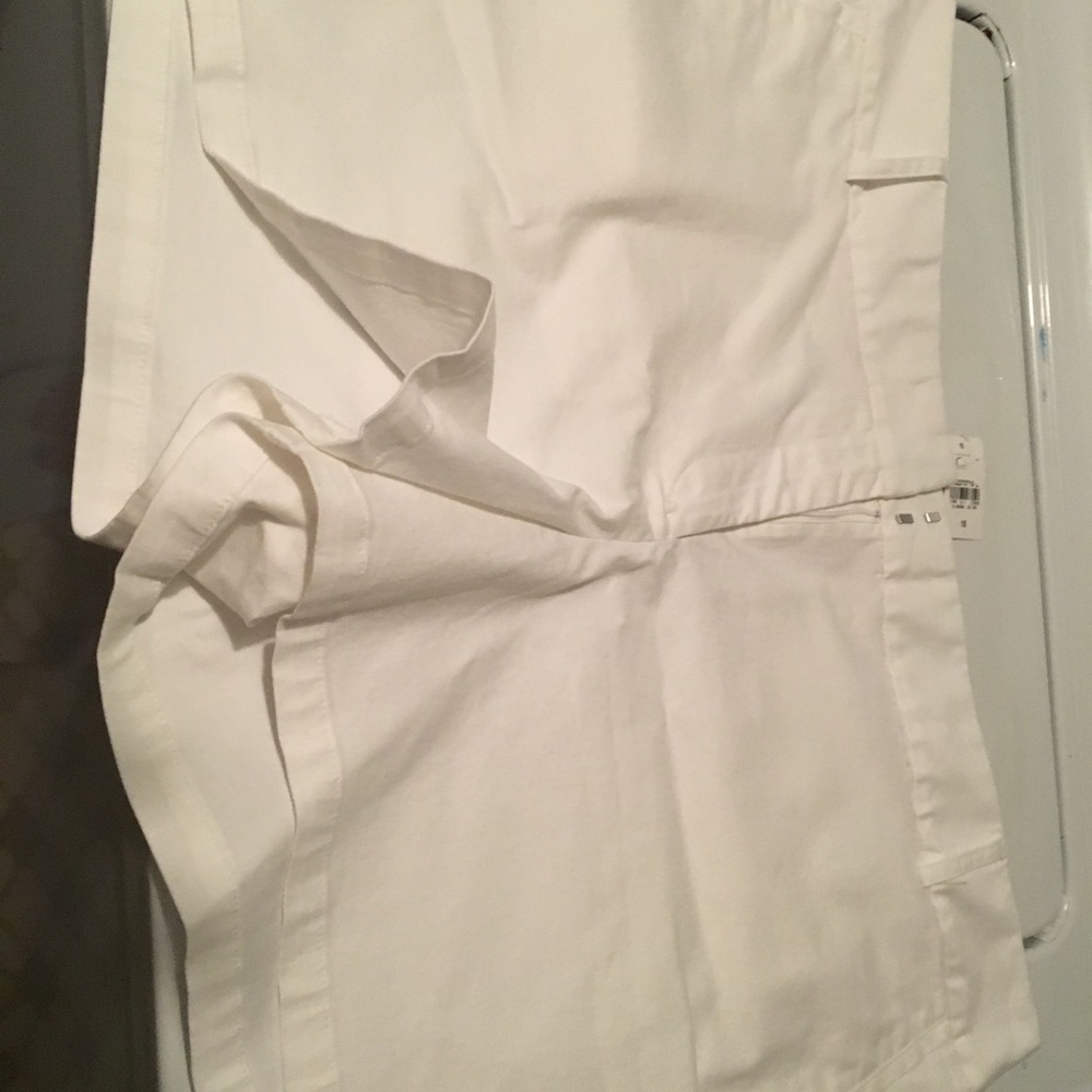 NWT White Loft shorts.
